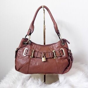 Babila Brown Leather Handbag